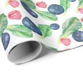 レタスとベリー ラッピングペーパー (ロールコーナー)