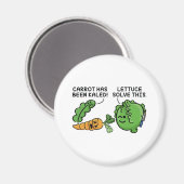 レタスはこれを解決 マグネット (正面/裏面)