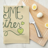 レタスはキッチンタオルと一緒に時間を過ごす キッチンタオル (四つ折り)