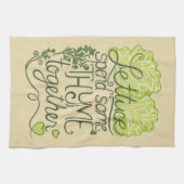 レタスはキッチンタオルと一緒に時間を過ごす キッチンタオル (横)