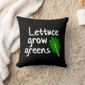 レタスは緑を増やす クッション (ブランケット)