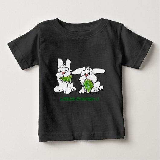 レタスはUアニメのウサギを楽しむ ベビーTシャツ (正面)