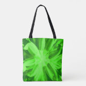 レタスグリーンアートデコールスタイルファッション トートバッグ (裏面)