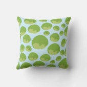 レタス模様 クッション (裏面)