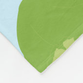 レタス模様 フリースブランケット (角)