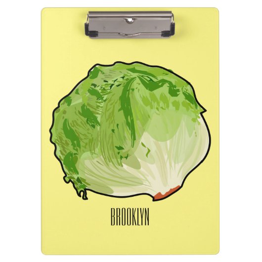 レタス漫画イラストレーション クリップボード (正面)