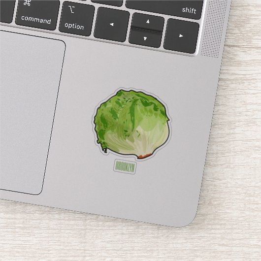 レタス漫画イラストレーション シール (詳細)