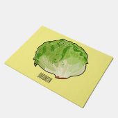 レタス漫画イラストレーション ドアマット (アングル)