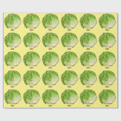 レタス漫画イラストレーション ラッピングペーパー (フラット)