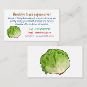 レタス漫画イラストレーション 名刺 (正面/裏面)