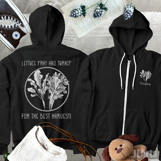 レタス祈とタンブの植えおもしろい物 パーカ