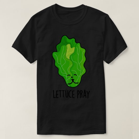レタス祈クかわいい野菜プリン1 Tシャツ (デザイン正面)