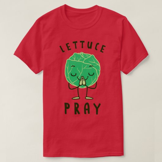 レタス祈1 Tシャツ (デザイン正面)