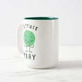 レタス祈 ツートーンマグカップ (正面左)