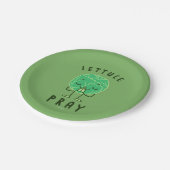 レタス祈 ペーパープレート (アングル)