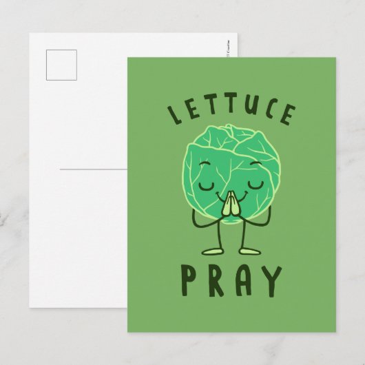 レタス祈 ポストカード (正面/裏面)