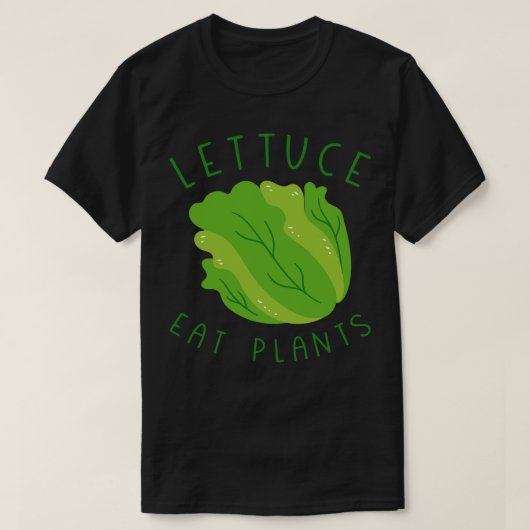 レタス食べプラン1 Tシャツ (デザイン正面)