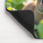 レタス・ガーデンのウサギ マウスパッド (コーナー)