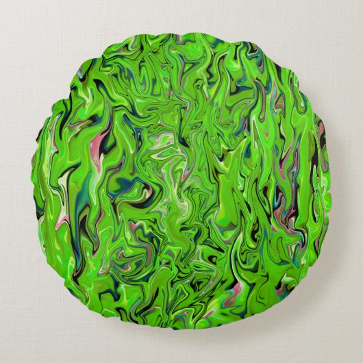 レタス…... ラウンドクッション (正面)