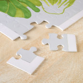 レタス・リーフ・アートのハッピーカタツムリ ジグソーパズル (側面)