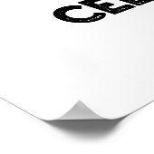 レタスCelerybrate おもしろい Veggie Pun ポスター (角)