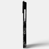 レタパーソナライズされたー白黒大理石iPhoneケース Case-Mate iPhoneケース (裏面 / 左)