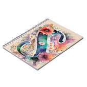 レタパーソナライズされたーSフローラ水彩手帳 ノートブック (左側)