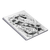 レタパーソナライズされたーSフローラ水彩手帳 ノートブック (右側)