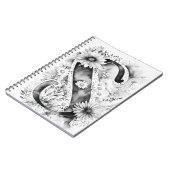 レタパーソナライズされたーSフローラ水彩手帳 ノートブック (左側)