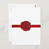 レタファンシーーBレッドワックスシール ポストカード (正面/裏面)