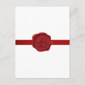 レタファンシーーBレッドワックスシール ポストカード (正面)