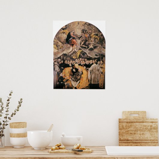 レタリメントデュコムテドルガズバイエルグレコ ポスター (キッチン)