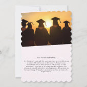 レタリングクラス2025写真卒業パーティー 招待状 (裏面)