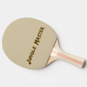 レタリングデザイン'ジャングルマスター' 卓球ラケット (横)