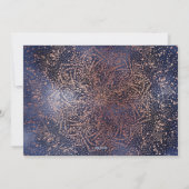 レタリングメリークリスマスフォトホリデーカード シーズンカード (裏面)