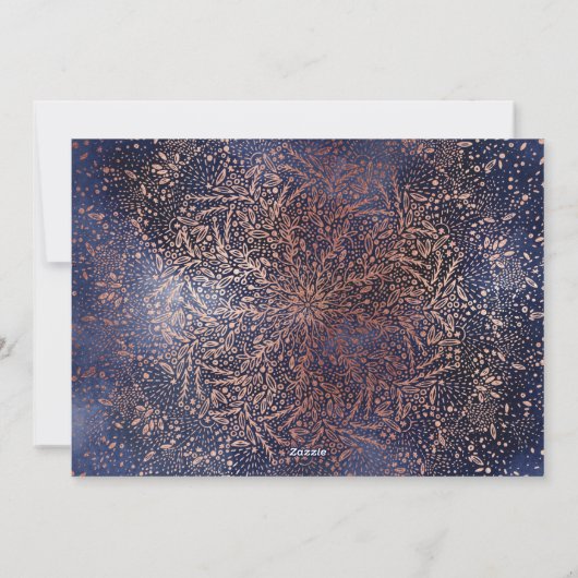 レタリングメリークリスマスフォトホリデーカード シーズンカード (裏面)