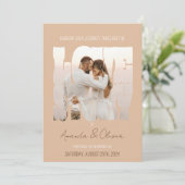 レタリングラブストーリーフォト結婚ズ 招待状 (スタンド正面)