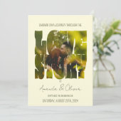 レタリングラブストーリーフォト結婚ズ 招待状 (スタンド正面)