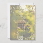 レタリングラブストーリーフォト結婚ズ 招待状 (裏面)