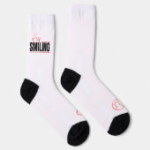 レタリング保笑い ソックス (右)