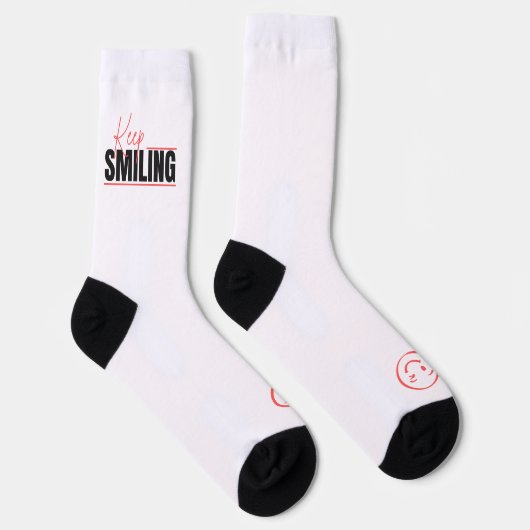 レタリング保笑い ソックス (右)