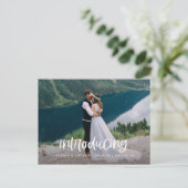 レタリング紹介用落葉書 案内ポストカード (スタンド正面)