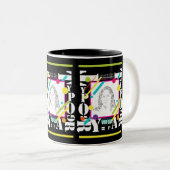 レターからの個人ポートレート ツートーンマグカップ (正面右)