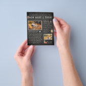 レターの年|家族向けクリスマスチラシ チラシ (手)