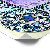 レターアレフ瞑想 ポスター (角)