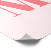 レターイニシャルモダンモノグラム ポスター (角)