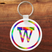 レターウィレインボー キーホルダー (正面)