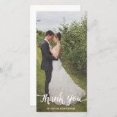 レターオーバーレイ | お結婚礼フォトカード サンキューカード (正面/裏面)