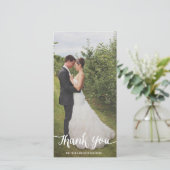 レターオーバーレイ | お結婚礼フォトカード サンキューカード (スタンド正面)