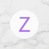 レターカンフェティ "Z" コンフェッティ (スモール正面)